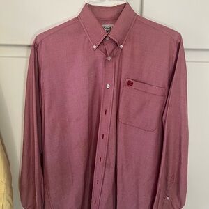 Cinch Men's Pink Casual Button-Down Shirt